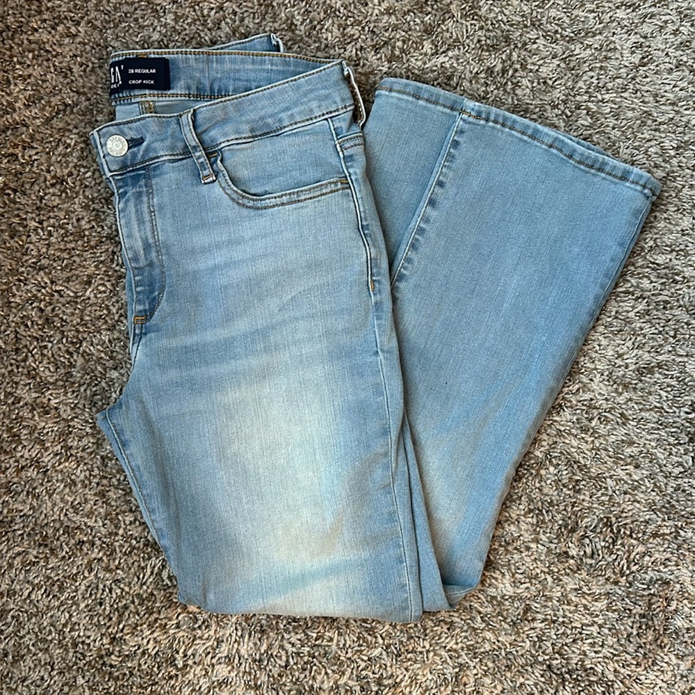 GAP Denim 6/28R Crop Kick Jeans
